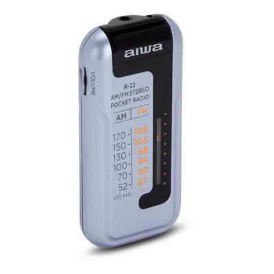 Radio Aiwa R22SL Zilverkleurig