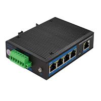LogiLink NS200P - Industriële Fast Ethernet Switch, 5-poorts 10/100 Mbps, met PoE (Power Over Ethernet) - thumbnail