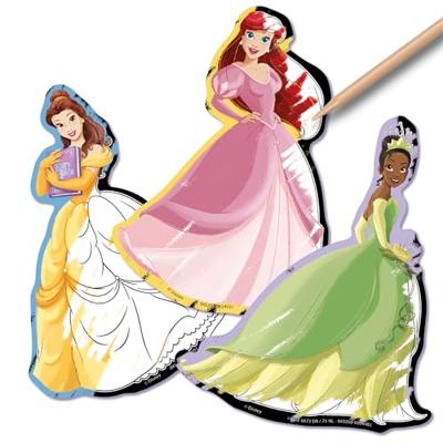 Creative Craft Group Scratch art stickers - disney princess, 6dlg.