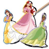 Creative Craft Group Scratch art stickers - disney princess, 6dlg. - thumbnail