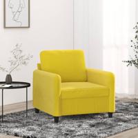 Fauteuil 60 cm fluweel geel - thumbnail