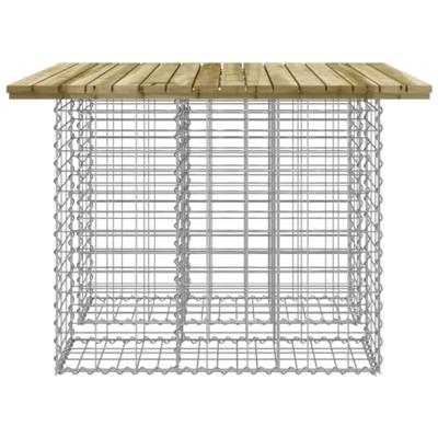 Tuinbank schanskorfontwerp 100x102x72 cm geïmpregneerd hout
