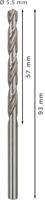 Bosch Accessoires Metaalboren HSS-G, Standard 5,5 x 57 x 93 mm 10st - 2608595064 - thumbnail