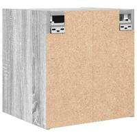 Nachtkastje wandgemonteerd 38x34x40 cm grijs sonoma eikenkleur - thumbnail