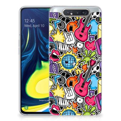 Samsung Galaxy A80 | Sillicone Back Cover | Punk Rock Samsung Galaxy A80 | Sillicone Back Cover | Punk Rock