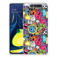 Samsung Galaxy A80 | Sillicone Back Cover | Punk Rock - thumbnail