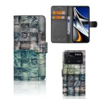 Wallet Case met Pasjes Xiaomi Poco X4 Pro 5G Spijkerbroeken - thumbnail