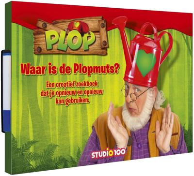 Studio 100 zoekboek Plop junior 30,6 x 21,2 cm papier groen/rood Studio 100 zoekboek Plop junior 30,6 x 21,2 cm papier groen/rood