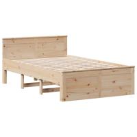 Bedframe zonder matras met hoofdbord grenenhout 150x200 cm - thumbnail