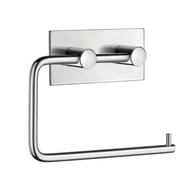 Smedbo Beslagsboden Toiletrolhouder - 13.4x10.5cm - zelfklevend - RVS Gepolijst Edelstaal BK1098