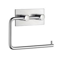 Smedbo Beslagsboden Toiletrolhouder - 13.4x10.5cm - zelfklevend - RVS Gepolijst Edelstaal BK1098 - thumbnail