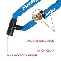 MASTER LOCK Fietskettingslot [Sleutel] [90 cm ketting] [Blauw] 8391EURDPROCOLB - thumbnail