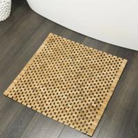 Badmat Woodblock Teak 60x60 cm Bruin - thumbnail