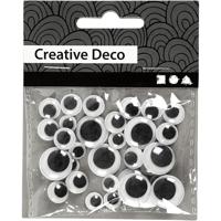 Creativ Company Wiebelogen glow in the dark zelfklevend, 30st. - thumbnail