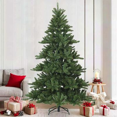 Kunstmatige Inklapbare Kerstboom Groen 210 cm PVC, staal