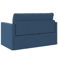 Slaapbank 110cm Blauw Stof - thumbnail