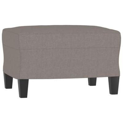 3-delige Loungeset met kussens stof taupe