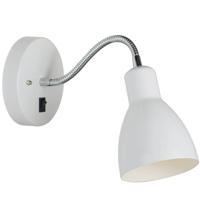 Nordlux Wandlamp E14 Cyclone wit met schakelaar - 4800442 - thumbnail