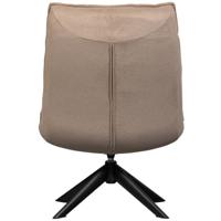 WOOOD Draaifauteuil 'Jouke' Geweven, kleur Zand - thumbnail