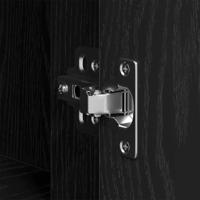 Bureau met lade Zwart Eiken 100 x 49 x 75 cm Bewerkt hout - thumbnail