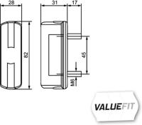 HELLA nummerbordverlichting license plate lights light 1functions - thumbnail