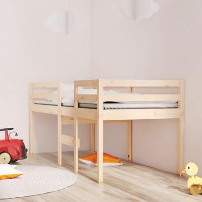 Hoogslaper massief grenenhout 90x190 cm Hoogslaper massief grenenhout 90x190 cm