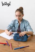 Baagl Student etui Oceaan Blauw 3-ritsen - thumbnail