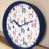 NeXtime NX-7352 Wandklok NXt Alpalca Dia 30cm Kunststof Blauw - thumbnail