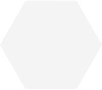 Hexagon Timeless White mat 15x17 - thumbnail