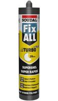 Soudal fix - all turbo | lijmkit | zwart | 290 ml - 124806 - thumbnail