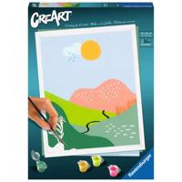 Ravensburger creart schilderen op nummer - in the mountains - thumbnail