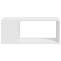 Tv-meubel 80x24x32 cm bewerkt hout wit - thumbnail