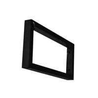 Wiesbaden Ophangbeugel tbv Wastafelblad 46x22 cm Mat Zwart - thumbnail