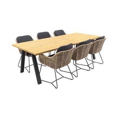 Taste Belmond naturel|Ambassador 240x100 cm. tuinset - 7-delig