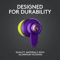 Logitech-G G333 In-ear Bedraad Paars 3.5mm - thumbnail