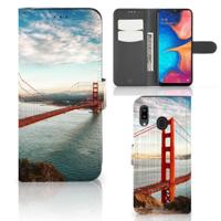 Samsung Galaxy A30 | Flip Cover | Golden Gate Bridge - thumbnail