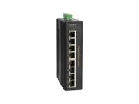 LevelOne IGP-0802 Unmanaged Gigabit Ethernet (10/100/1000) Power over Ethernet (PoE) Zwart netwerk-s - thumbnail
