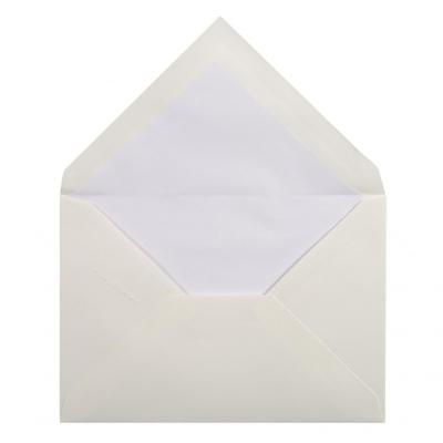 Envelop G.Lalo bank C6 114x162mm gegomd gevergeerd wit pak à 25 stuks