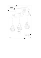 Eglo HanglampCarlton 1 zwart met roodkoper - 49991 - thumbnail