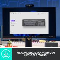 Logitech MX Mechanical toetsenbord Draadloos Grijs - Kailh Choc Brown V2 - thumbnail