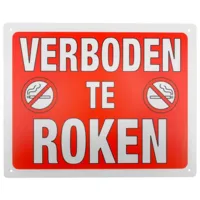 Bord: Verboden te roken - thumbnail