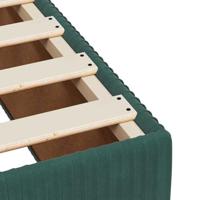 Bedframe zonder matras 160x200 cm fluweel donkergroen - thumbnail