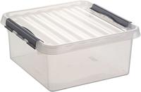 Sunware Q-line box 18 liter transp/metaal - thumbnail