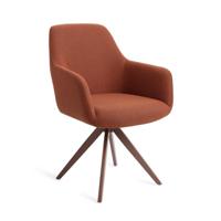 Jesper Home Draaibare Eetkamerstoel 'Hiroo' Turn Brown, kleur Hearth Harmony - thumbnail