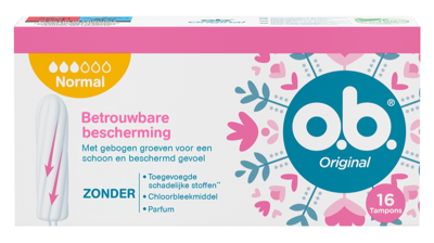 O.B. Original Normal 16 Stuks bij Jumbo