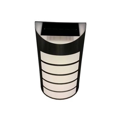 Hofftech Solar LED RVS Wandlamp - 26 x 16 x 7 cm
