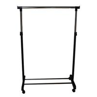 Kledingrek op Wielen Zwart - thumbnail