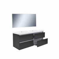 Badkamermeubelset Sanilux Trendline 120x47x50 cm Antraciet - thumbnail