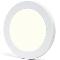 LED Downlight Pro - Rond 12W Natuurlijk Wit 4000K - Inbouw/Opbouw. Mat Wit - thumbnail