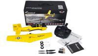 Amewi AMXFlight T28 Trojan Geel RC vliegtuig RTF 388 mm - thumbnail